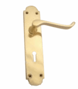 BRASS DOOR FURNITURE